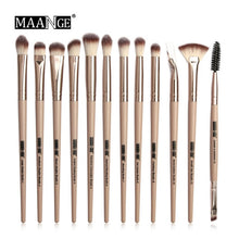 Load image into Gallery viewer, MAANGE Pro  3/5/12 pcs/lot  Makeup Brushes Set Eye Shadow Blending Eyeliner Eyelash Eyebrow Brushes For Makeup New
