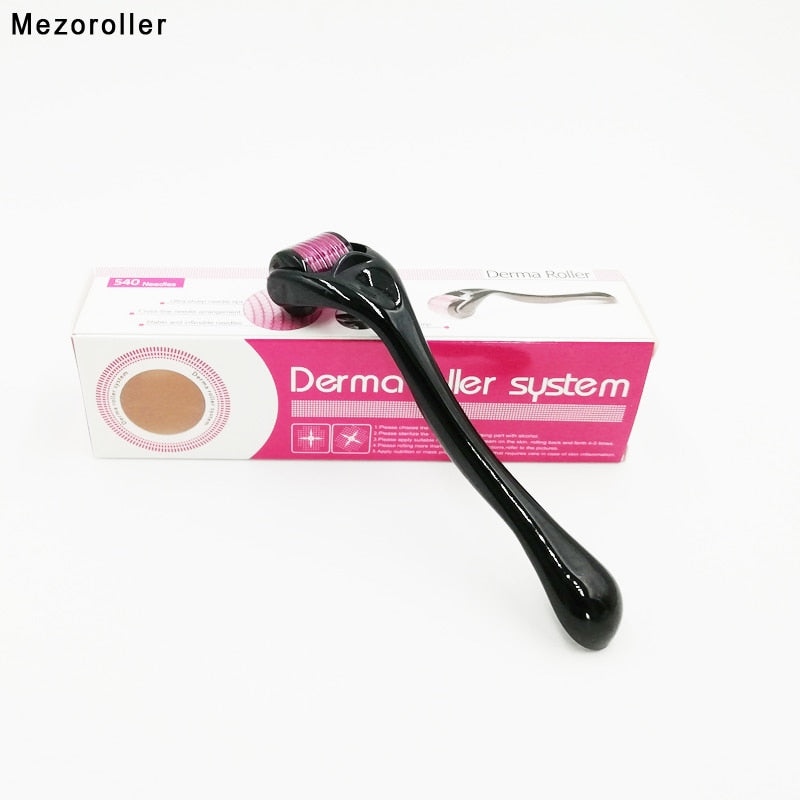 Mezoroller Derma roller 540 Nadeln Micro-nadelung für Hautpflege Körper Behandlung Meso Gesicht Dermo Mikronadel Micro agulha Gesichts